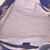Sac cabas Gucci Soho en cuir verni bleu-foncé - Detail D3 thumbnail