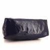 Shopping bag Gucci Soho in pelle verniciata blu scuro - Detail D5 thumbnail