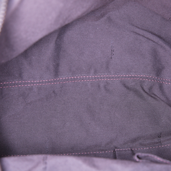 Sac cabas Fendi B.Bag en toile et cuir verni léopard - Detail D2