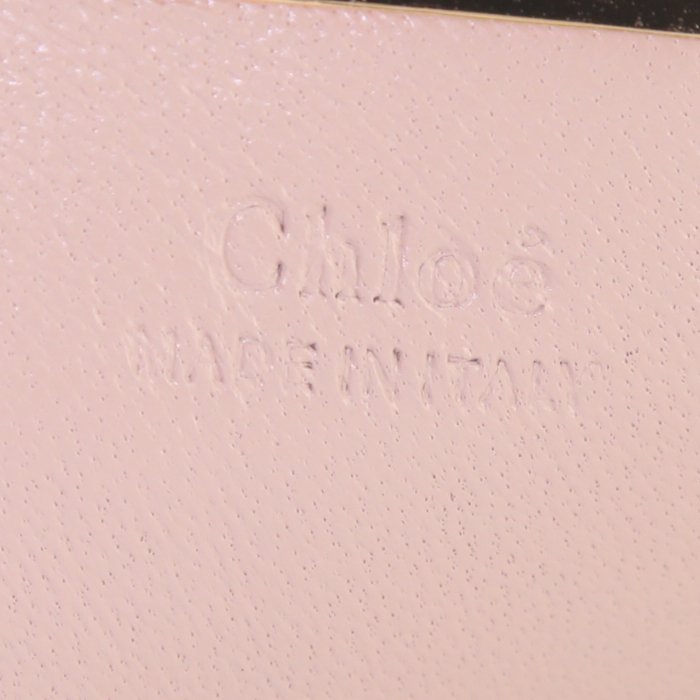 Bolso bandolera Chloé Drew en aligátor rojo - Detail D3