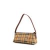 Burberry handbag in Haymarket canvas and brown leather - 00pp thumbnail