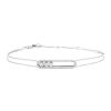 Messika Move bracelet in white gold and diamonds - 00pp thumbnail
