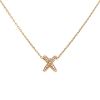 Chaumet Premiers Liens necklace in pink gold and diamonds - 00pp thumbnail