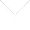 Messika Gatsby necklace in white gold and diamonds - 00pp thumbnail