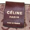 Celine 24 hours bag in beige monogram canvas and brown leather - Detail D3 thumbnail