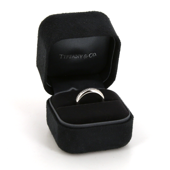 Sortija Tiffany 
Co Lucida en platino y diamantes - Detail D2