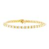 Bracelet in yellow gold and 6 carats of diamonds - 00pp thumbnail