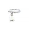 Anello Dior Muguet in oro bianco,  diamanti e perla - 00pp thumbnail