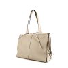 Loewe Cushion shopping bag in beige grained leather - 00pp thumbnail