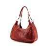 Bottega Veneta shopping bag in red intrecciato leather - 00pp thumbnail