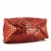 Bottega Veneta shopping bag in red intrecciato leather - Detail D4 thumbnail