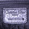 Dior Gaucho bag worn on the shoulder or carried in the hand in black grained leather - Detail D4 thumbnail