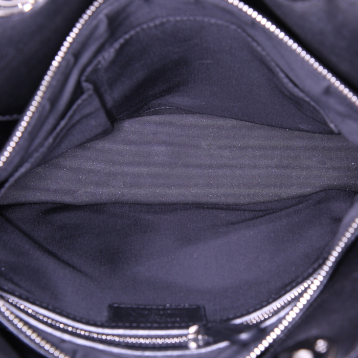 Borsa Dior Dior Granville in pelle nera cannage - Detail D3