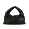 Bottega Veneta The Shoulder Pouch handbag in black leather - 360 thumbnail