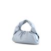 Bottega Veneta The Shoulder Pouch handbag in blue leather - 00pp thumbnail