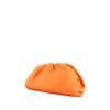 Bottega Veneta The Pouch pouch in orange smooth leather - 00pp thumbnail