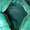 Bottega Veneta BV Jodie handbag in green braided leather - Detail D2 thumbnail