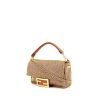 Fendi Mini Baguette handbag in brown leather - 00pp thumbnail