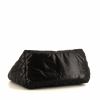 Sac à main Chanel Coco Cocoon en toile matelassée noire et cuir noir - Detail D4 thumbnail