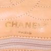 Chanel Vintage handbag in beige quilted leather - Detail D4 thumbnail