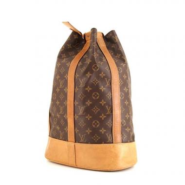 Mochila Louis Vuitton Randonnée en lona Monogram marrón y cuero natural