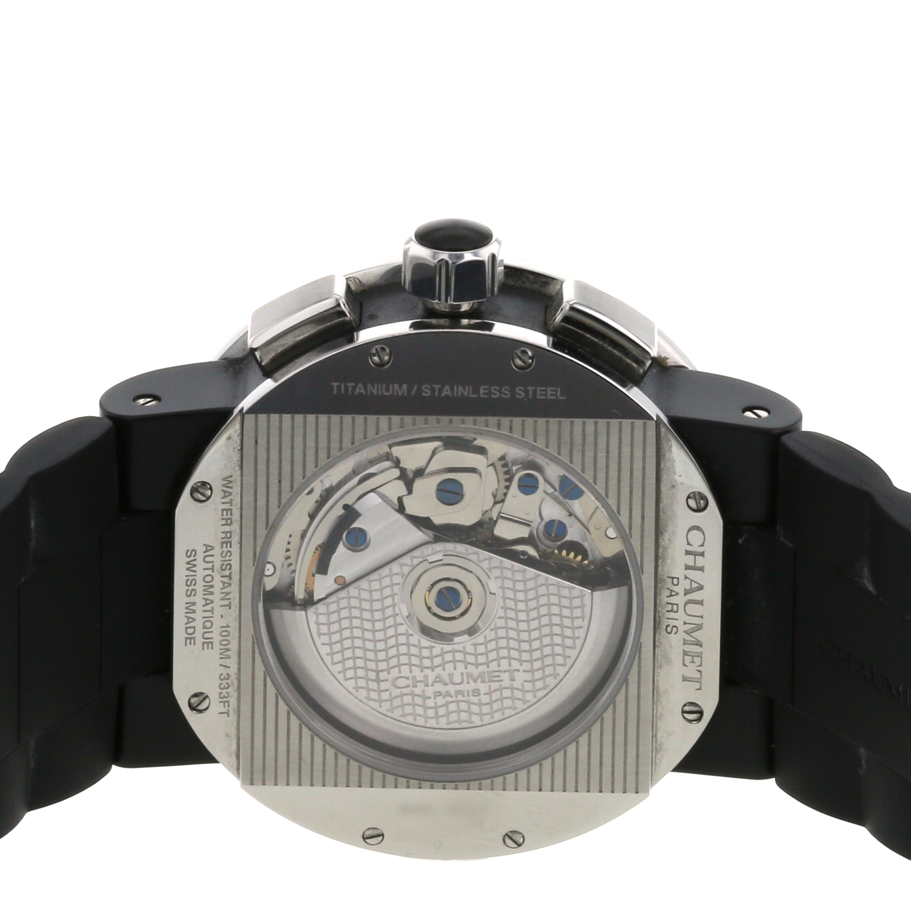 Montre Chaumet Class One en acier et titane Vers  2010 - Detail D1