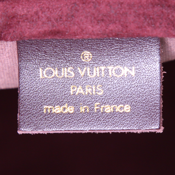 Borsa weekend in pelle taiga bordeaux - Detail D4