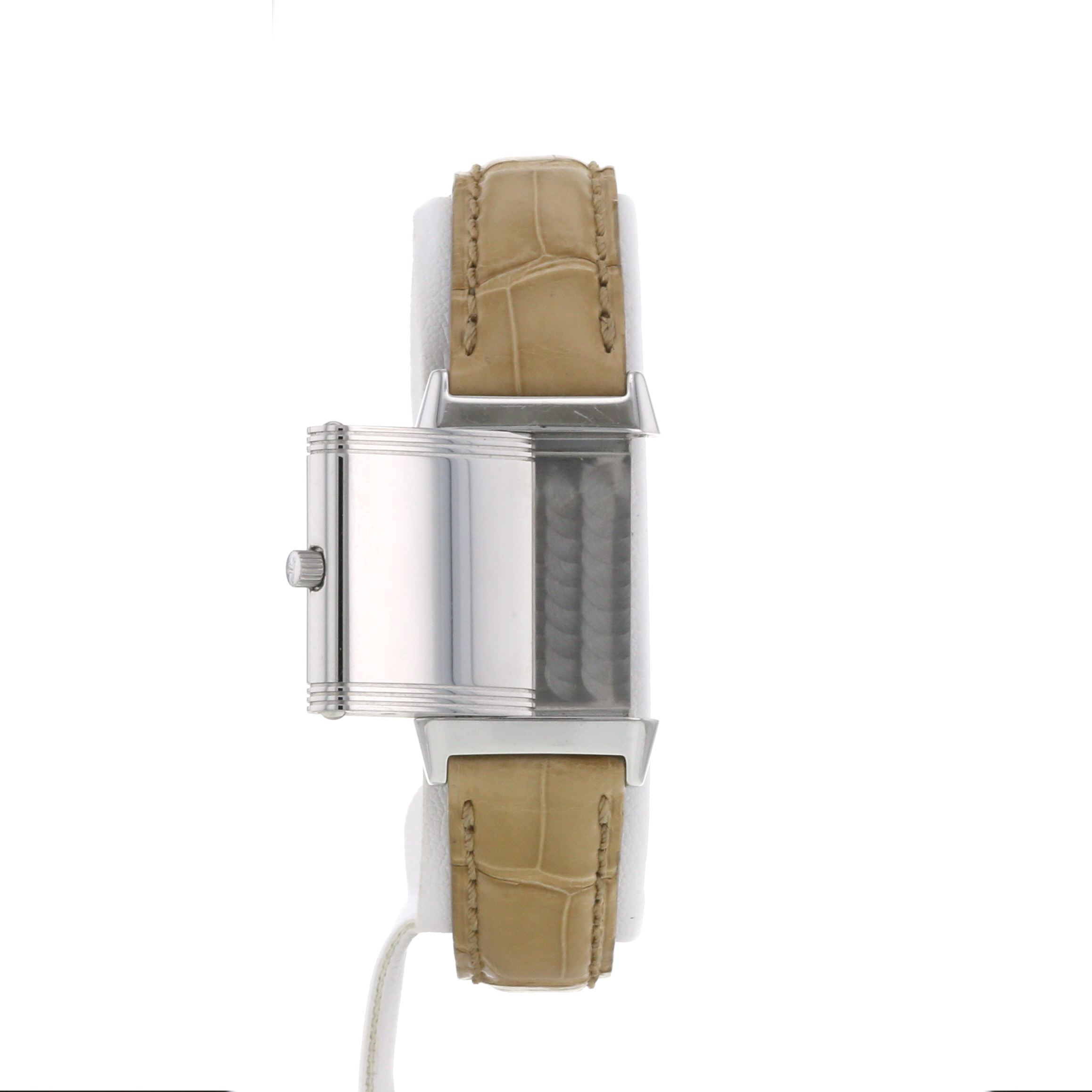 Jaeger-LeCoultre Reverso Lady watch in stainless steel Ref:  260.8.86 Circa  2010 - Detail D1