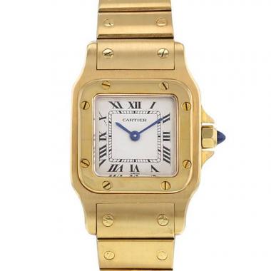Cartier Santos watch in yellow gold Ref:  866930 Circa  1990