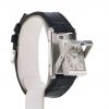 Cartier Tank Basculante watch in stainless steel Ref:  2405 Circa  2000 - Detail D1 thumbnail