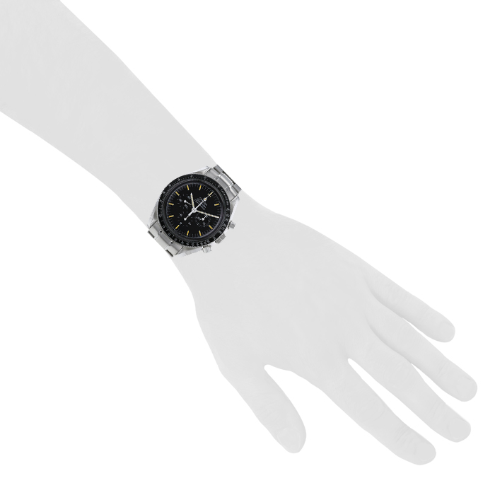 Omega Speedmaster Professional watch in stainless steel Ref: 3570.50 Circa 1996 - Detail D1