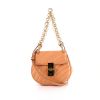 Chloé Drew mini shoulder bag in beige quilted leather - 360 thumbnail