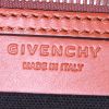Borsa da spalla o a mano Givenchy Antigona modello piccolo in pelle marrone simil coccodrillo - Detail D4 thumbnail
