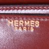 Borsa portadocumenti Hermès Sac à dépêches in pelle box marrone - Detail D3 thumbnail