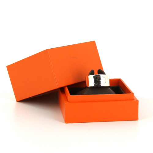 Hermès Eclipse large model ring in silver - Detail D2