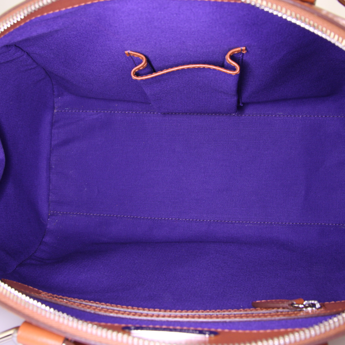Borsa Ralph Lauren in pelle marrone - Detail D3