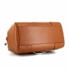 Ralph Lauren handbag in brown leather - Detail D5 thumbnail