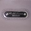 Ralph Lauren Ricky handbag in grey leather - Detail D4 thumbnail