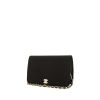 Bolso de mano Chanel Vintage Mademoiselle en lona acolchada negra - 00pp thumbnail