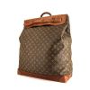 Borsa da viaggio Louis Vuitton Steamer Bag 45 in tela monogram marrone e pelle naturale - 00pp thumbnail