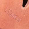 Borsa da viaggio Louis Vuitton Steamer Bag 45 in tela monogram marrone e pelle naturale - Detail D3 thumbnail