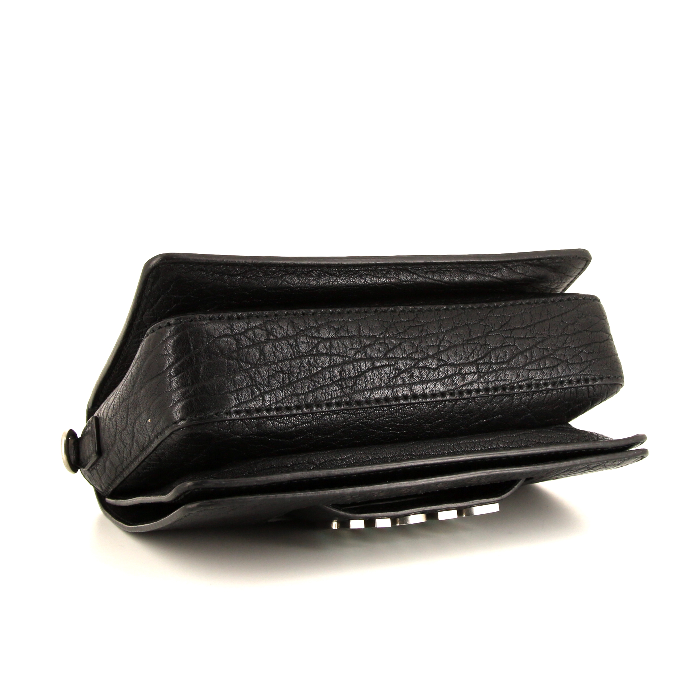 Borsa a tracolla Dior J'Adior in pelle martellata nera - Detail D5