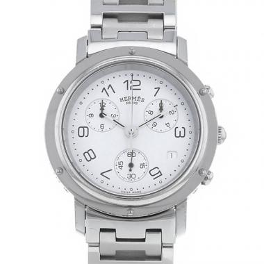 Reloj Hermès Clipper Chrono de acero Ref :  hermes - CL1.910 Circa  2000