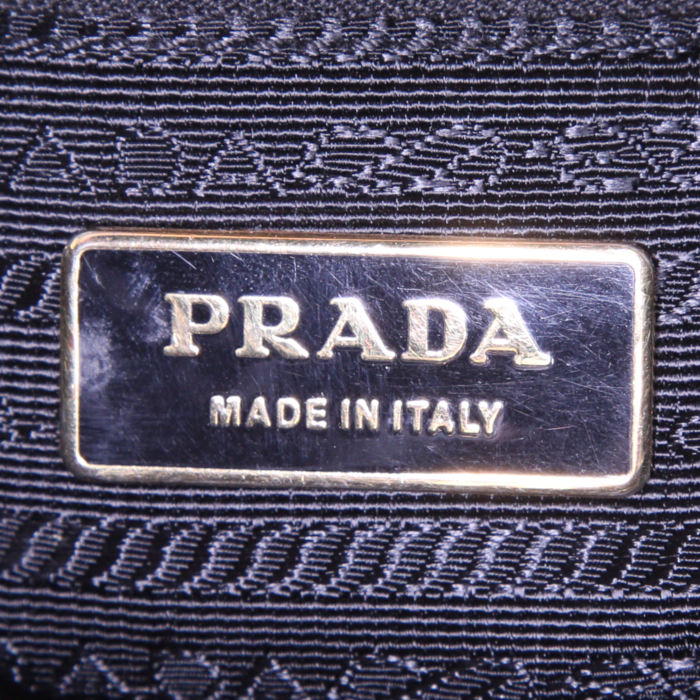 Borsa Prada Nylon in tela trapuntata nera e pelle nera - Detail D3
