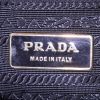 Bolso de mano Prada Nylon en lona acolchada negra y cuero negro - Detail D3 thumbnail