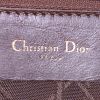 Dior Lady Dior medium model handbag in chocolate brown canvas cannage - Detail D3 thumbnail