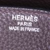 Bolso de mano Hermes Birkin 35 cm en cuero taurillon clémence ébano - Detail D3 thumbnail