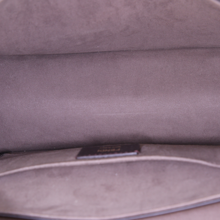 Sac à main Fendi Kan I en cuir beige - Detail D3