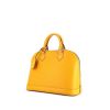 Bolso de mano Louis Vuitton Alma modelo pequeño en cuero Epi amarillo Mimosa - 00pp thumbnail