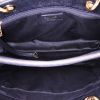 Chanel Shopping GST large model bag worn on the shoulder or carried in the hand in black quilted grained leather - Detail D2 thumbnail